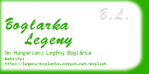 boglarka legeny business card